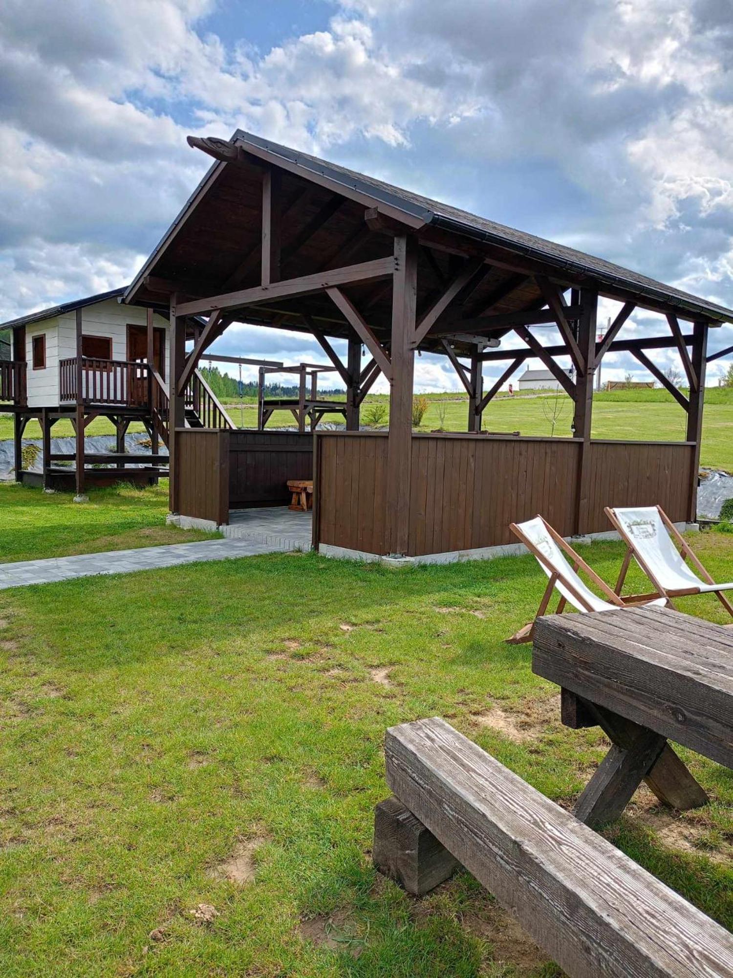 Brzozowy Zagajnik Bieszczady - Domki Z Balia Ogrodowa Villa Bereznica Wyzna Exterior photo